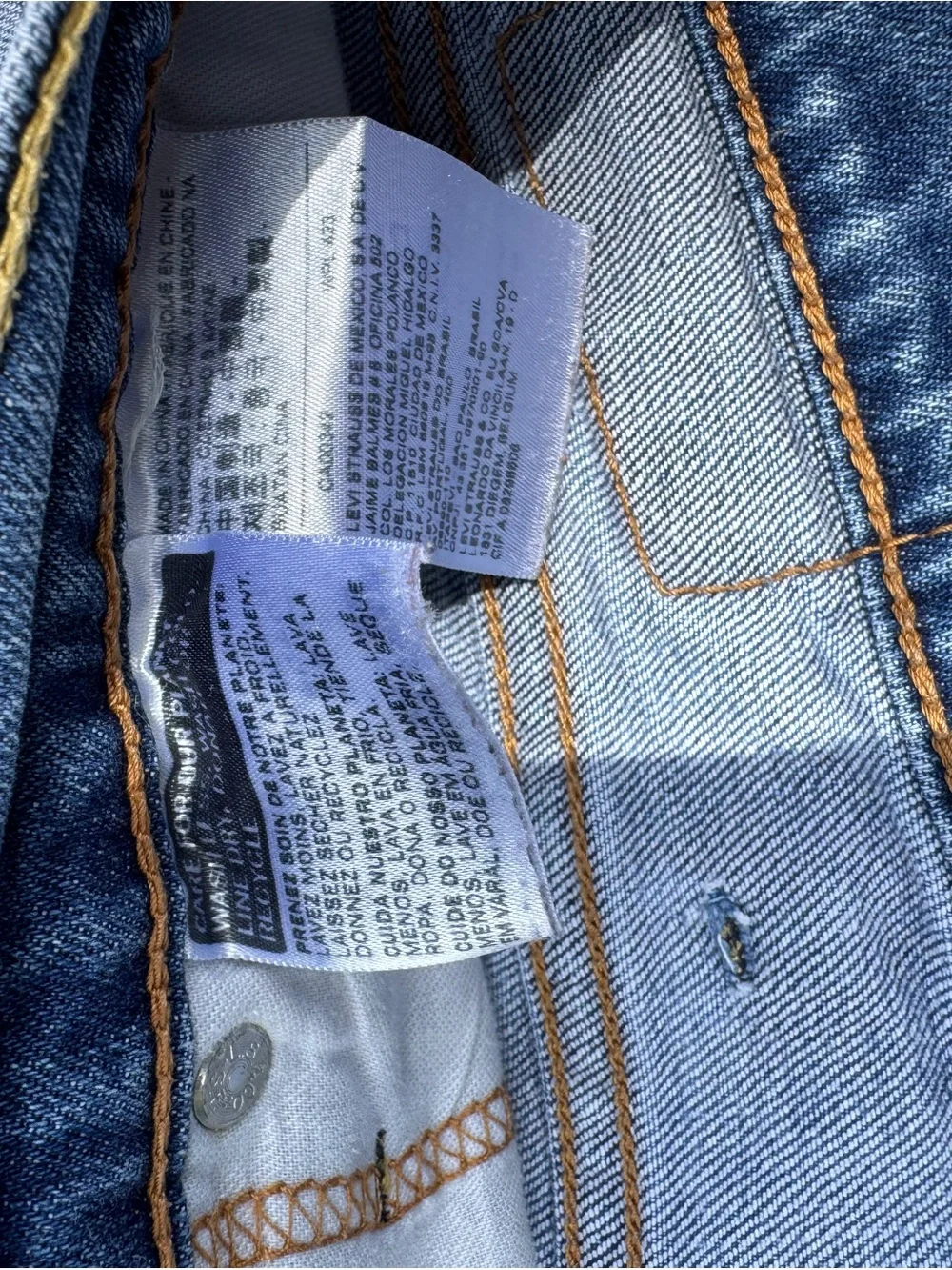 Levi's Light Blue Relaxed Straight Jeans
